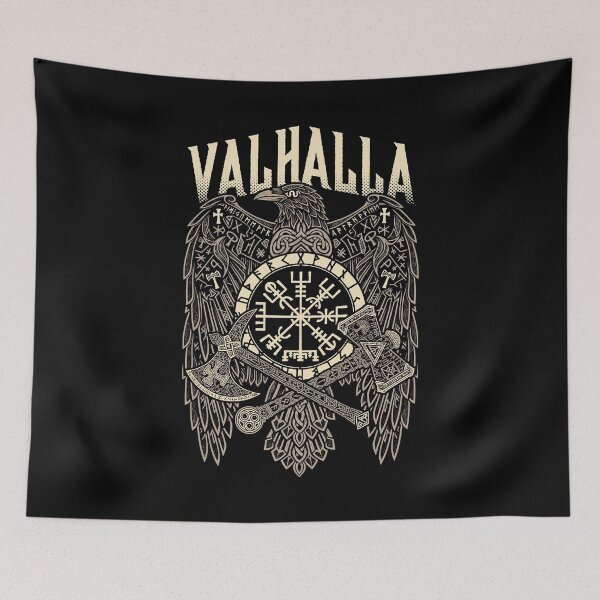 Item preview, Valhalla Viking Warrior Raven Axe Hammer Norse Mythology designed and sold by GrandeDuc.
