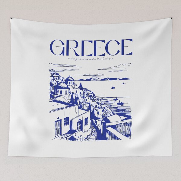 Item preview, Greece - Make memories under the Greek sun designed and sold by Quepepa.