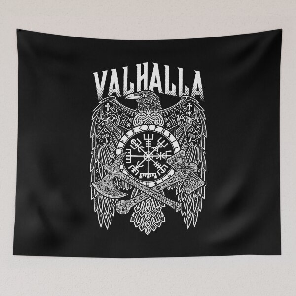 Item preview, Valhalla Viking Warrior Raven Axe Hammer Norse Mythology designed and sold by GrandeDuc.