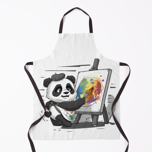 Item preview, Creative Panda Painter Cute Artistic Painting designed and sold by HobsS.