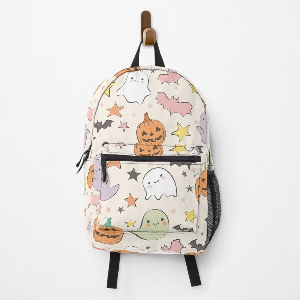 Item preview, Halloween spooky pattern design with bats and pumpkins designed and sold by cocomelon168.