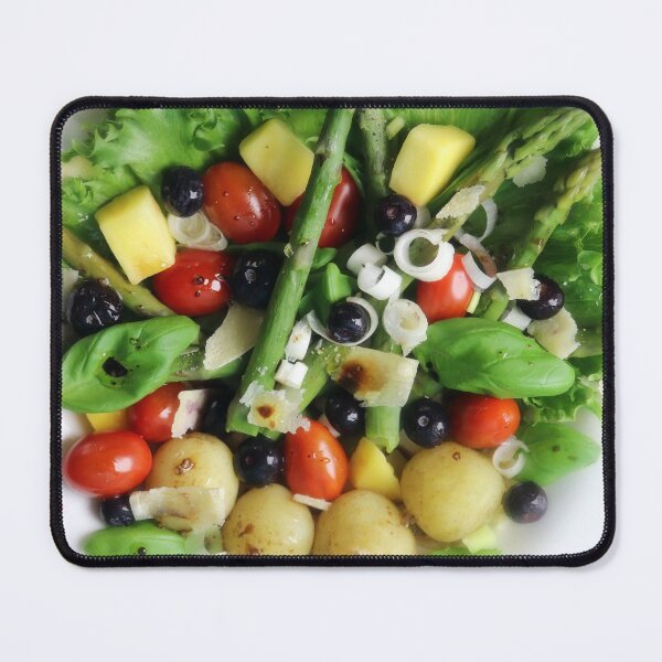 Item preview, Potato Tomato Asparagus Mango Berry Salad designed and sold by hurmerinta.