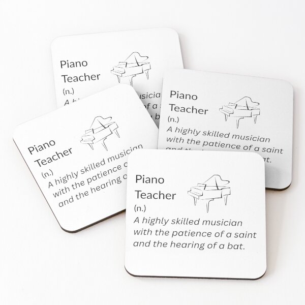 Item preview, Funny Piano Teacher Definition Gift – Music Teacher Mug & T-Shirt designed and sold by Tender Flower Clothing.