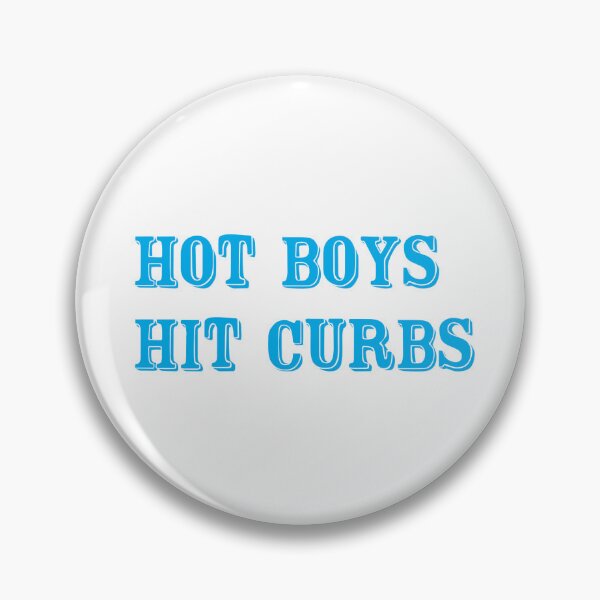 Item preview, Hot Boys Hit Curbs sticker  designed and sold by cozeecore.