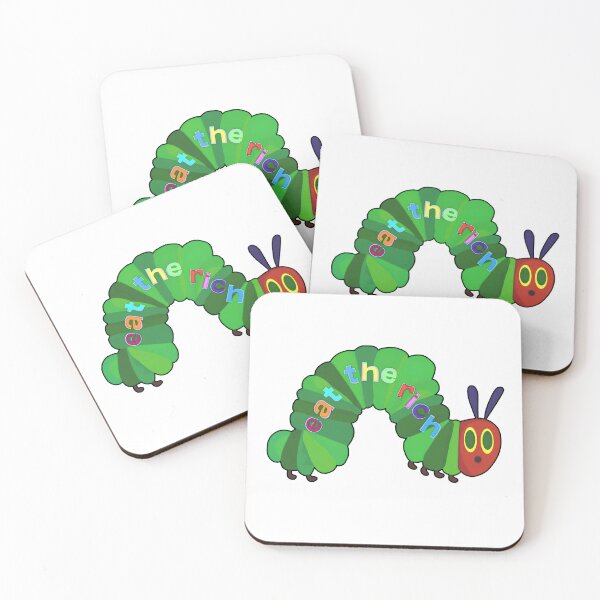 Item preview, Eat the Rich Hungry Caterpillar Parody – Funny Political Satire Design designed and sold by dead inside illustrations.