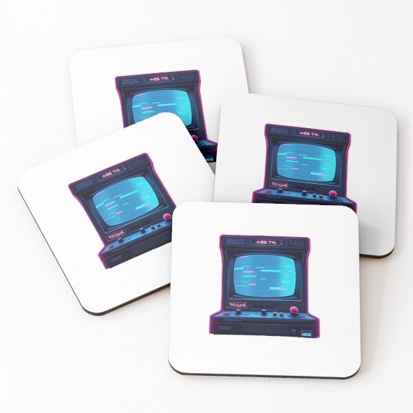 Item preview, Retro Glitch Gaming Art | Vaporwave Cyberpunk Arcade Neon Design designed and sold by Farzad Parhizkar.