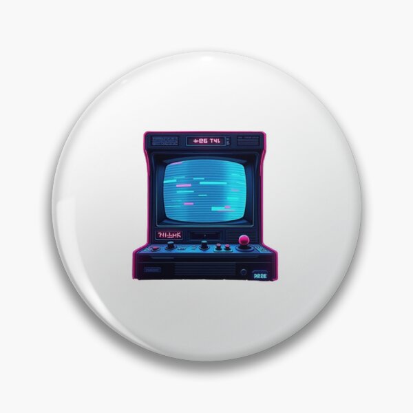 Artikelvorschau, Retro Glitch Gaming Art | Vaporwave Cyberpunk Arcade Neon Design entworfen und verkauft von Farzad Parhizkar.