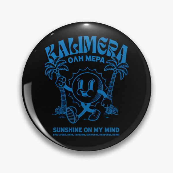 Item preview, Greek Kalimera Retro Mascot Design - Good Morning designed and sold by israellateka.