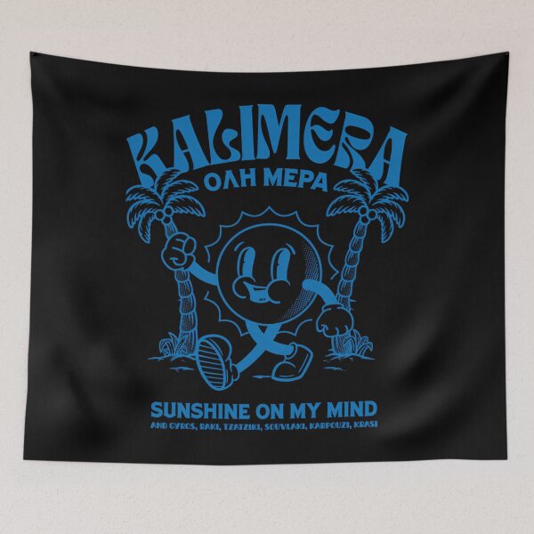 Item preview, Greek Kalimera Retro Mascot Design - Good Morning designed and sold by israellateka.