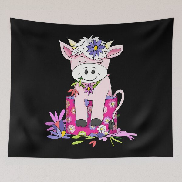 Item preview, Cartoon Cow In A Box designed and sold by easybryna5868.