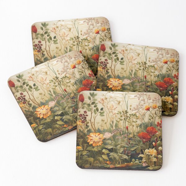 Item preview, Silk Floral Wildflowers Beauty Carpet designed and sold by GrinGalore.