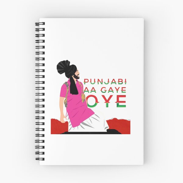 Item preview, punjabi aa gae oyeee animated design designed and sold by meetart15.