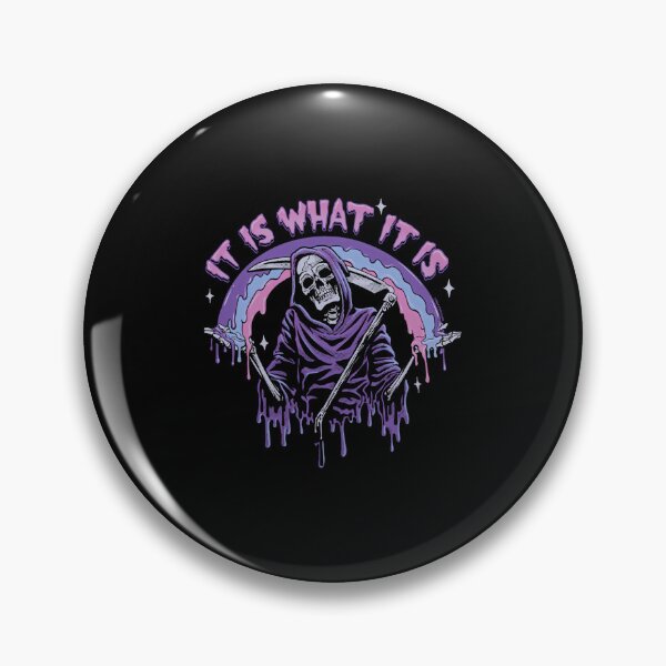 Item preview, Death  It Is What It Is  Pastel Goth Grim Reaper Drip designed and sold by titinkeeroor.
