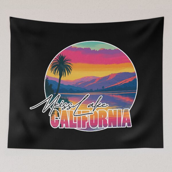 Item preview, Meiss Lake, Siskiyou County, California, Lake sunset designed and sold by Wanderful-roads.