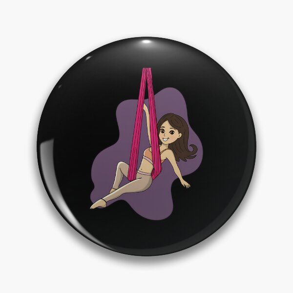 Item preview, Cute Aerial Sling Acrobat Girl  Cartoon Style designed and sold by jubileedanniel.