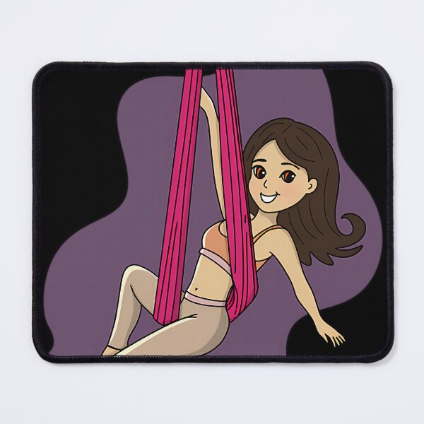 Item preview, Cute Aerial Sling Acrobat Girl  Cartoon Style designed and sold by jubileedanniel.