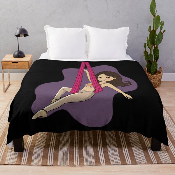 Item preview, Cute Aerial Sling Acrobat Girl  Cartoon Style designed and sold by jubileedanniel.