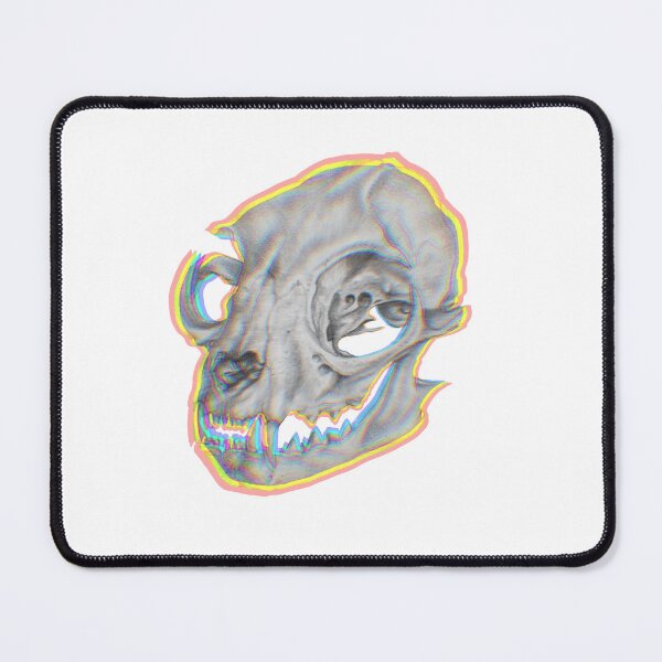 Item preview, Chromatic Feral Cat Skull designed and sold by whitneysart.