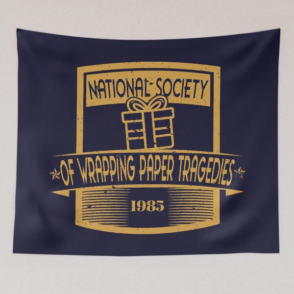 Item preview, National Society of Wrapping Paper Tragedies designed and sold by Milena R..