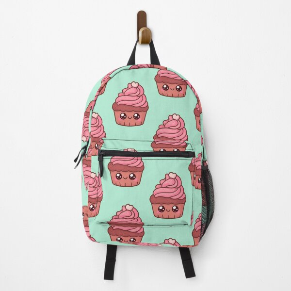 Item preview, Kawaii Pink Cupcake with Heart – Cute Dessert Illustration designed and sold by Pacika.