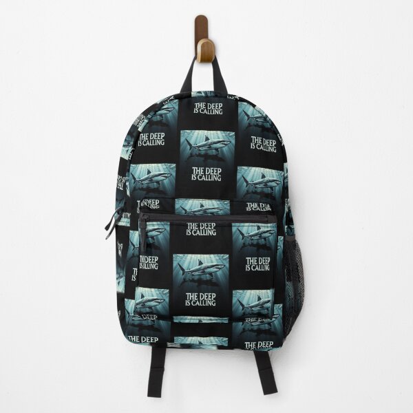 Item preview, Deep is Calling Shark Marine Life Ocean designed and sold by Blok45.