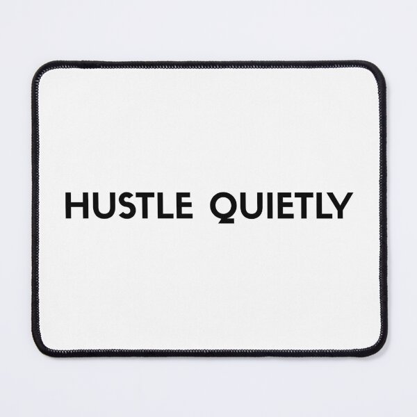 Item preview, Hustle Quietly Tee – Motivational Streetwear Shirt | Bold Minimal Unique Style designed and sold by Vamos Store.