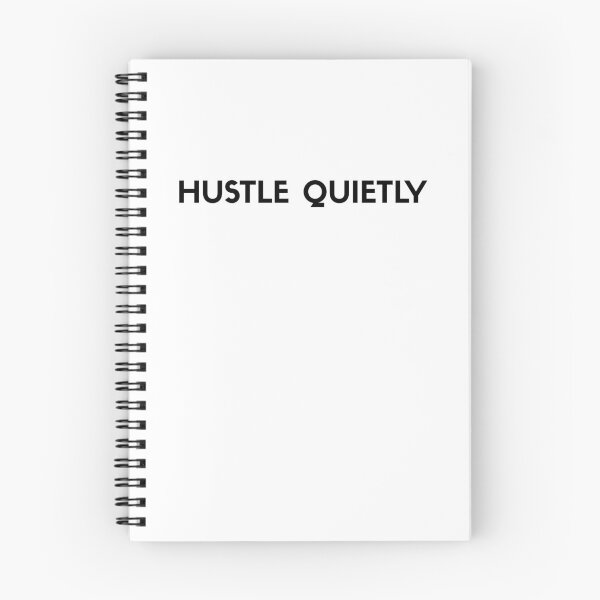 Item preview, Hustle Quietly Tee – Motivational Streetwear Shirt | Bold Minimal Unique Style designed and sold by Vamos Store.