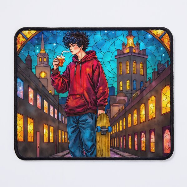 Item preview, Stained-Glass City Skater designed and sold by MADAMENOMAD.