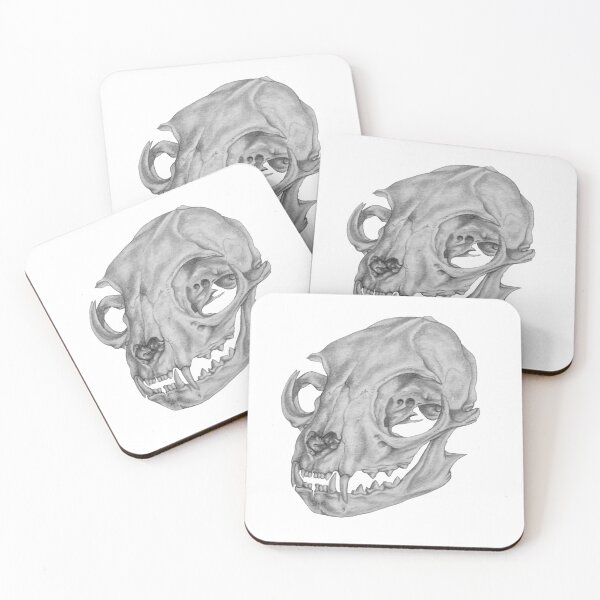 Item preview, Feral Cat Skull designed and sold by whitneysart.