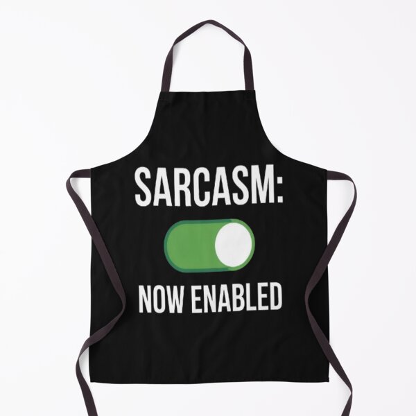 Item preview, Sarcasm Now Enabled Computer Design Slogan designed and sold by JustForYouGifts.