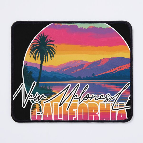 Artikelvorschau, New Melones Lake, Calaveras und Tuolumne County, Kalifornien, Sonnenuntergang am See entworfen und verkauft von Wanderful-roads.
