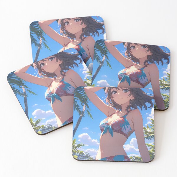Item preview, Maho Nishizumi Girls und Panzer Anime Tropical Beach Commander designed and sold by Williamhallano.