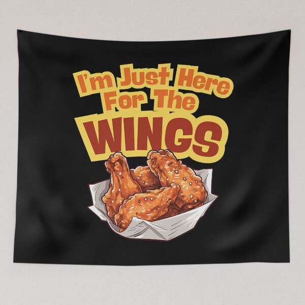 Item preview, 10 I'M Just Here For The Wings designed and sold by TrevionHoeger.