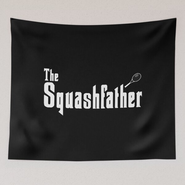 Item preview, The Squashfather Squash Player Squash Court White Font designed and sold by jackyezujick.