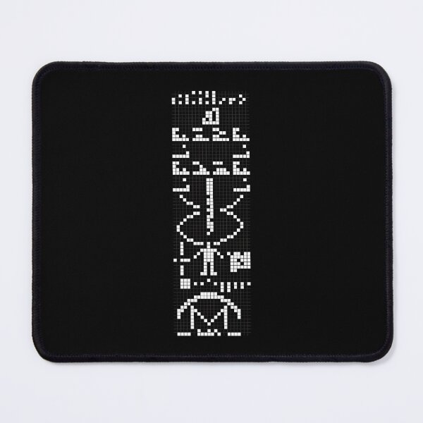 Item preview, Arecibo Message Black And White designed and sold by jackyezujick.