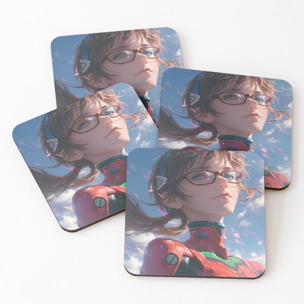 Item preview, Makinami Mari Illustrious Neon Genesis Evangelion Anime Adventurous Pilot designed and sold by Williamhallano.