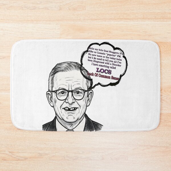 Artikelvorschau, Hallo, hier ist Albo, Ihr unbeliebter australischer Premierminister entworfen und verkauft von Huskyyy Designs.
