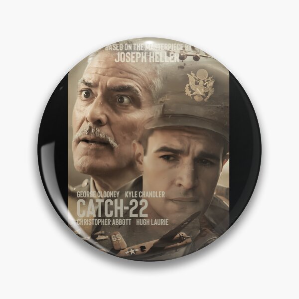 Item preview, Catch-22 Poster George Clooney Anti-War Tv Series Christopher Abbott Kyle Chandler Hugh Laurie Joseph Heller Novel designed and sold by DedeRLong.