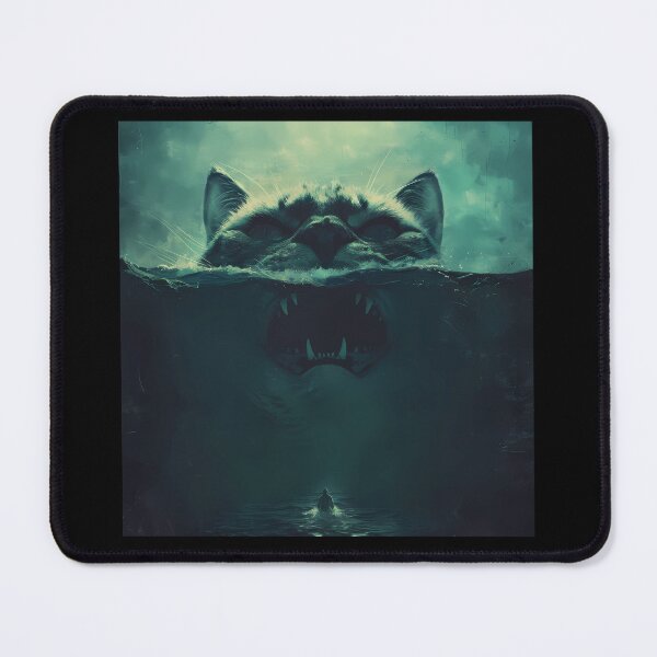 Item preview, Cat-Themed Jaws Parody designed and sold by DedeRLong.
