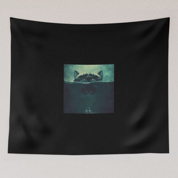 Item preview, Cat-Themed Jaws Parody designed and sold by DedeRLong.