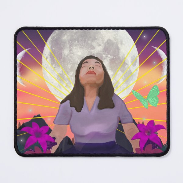 Item preview, Evening lunar meditation designed and sold by cascadiacreator.