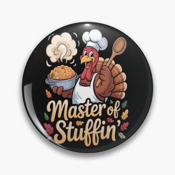 Item preview, Thanksgiving Turkey Master of Stuffin Design designed and sold by JustForYouGifts.