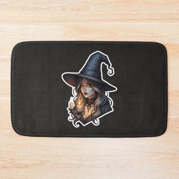 Item preview, Witch Holding Glowing Candelabra designed and sold by SplashTastic.