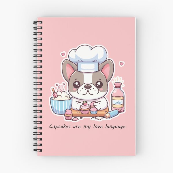 Item preview, Kawaii French Bulldog Baking Cupcakes designed and sold by PetsClan.