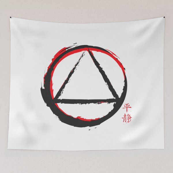 Item preview, AA Logo Symbol Serenity Recovery Sober Gift designed and sold by SarahHenke12.