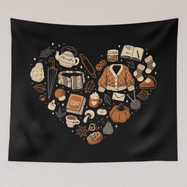 Item preview, Cozy Autumn Heart designed and sold by xMorfina.