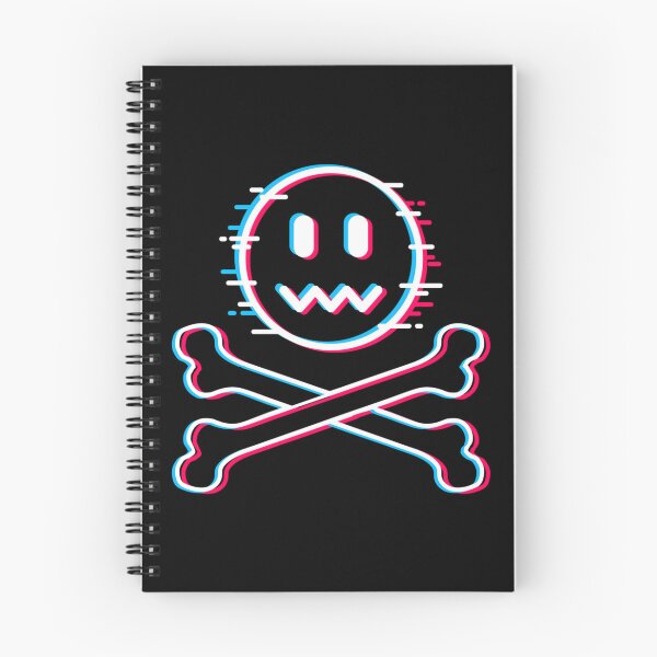 Item preview, Acid Techno Happy Face Crossbones Electronic Music DJ Gift designed and sold by SarahHenke12.