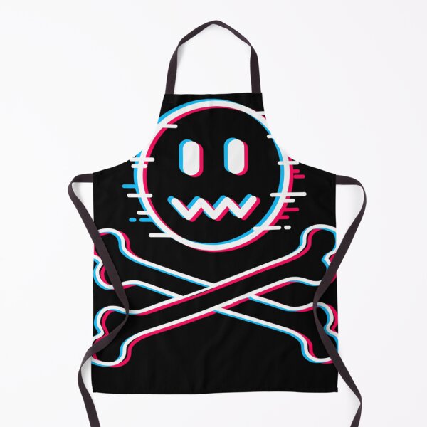 Item preview, Acid Techno Happy Face Crossbones Electronic Music DJ Gift designed and sold by SarahHenke12.