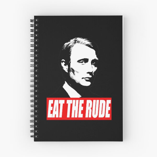Item preview, Eat The Rude - Hannibal Dark Background designed and sold by viiesrahlim.