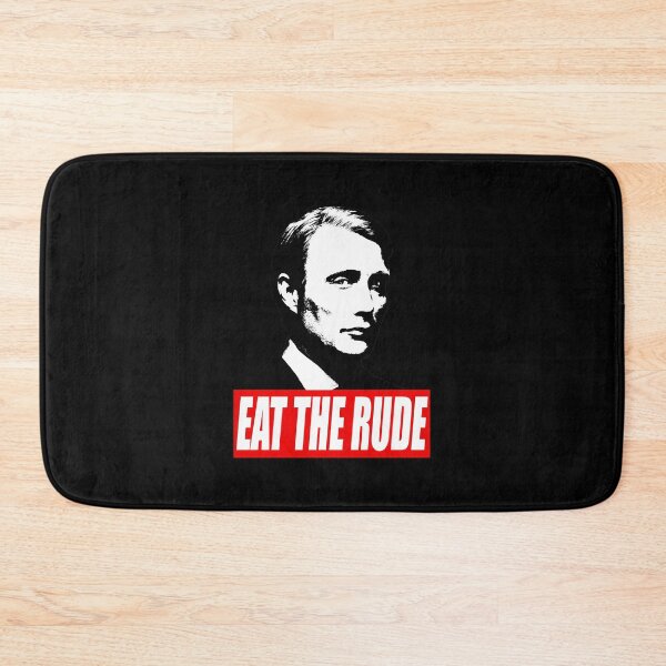 Item preview, Eat The Rude - Hannibal Dark Background designed and sold by viiesrahlim.